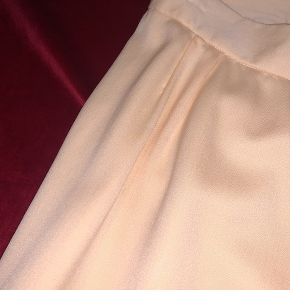 Vintage Escada Margaretha Ley Pale Yellow/Cream Wool Knee Length Skirt Size 42 - Picture 3 of 8